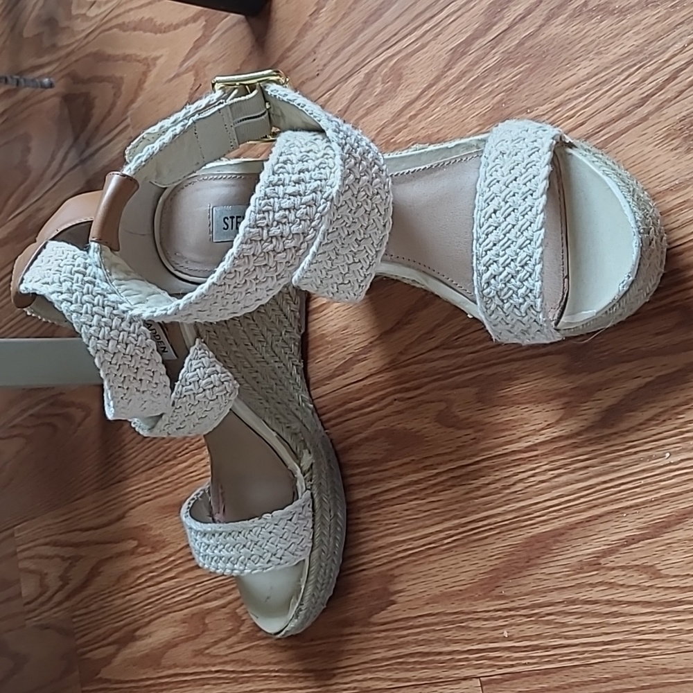 Steve Madden espadrille wedge sandals